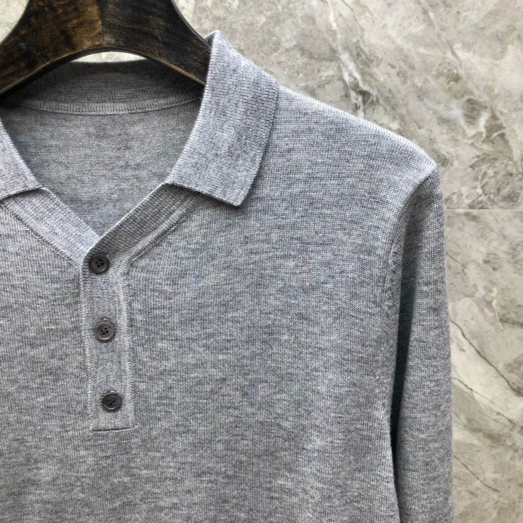 Thom Browne Long Sleeve Polo