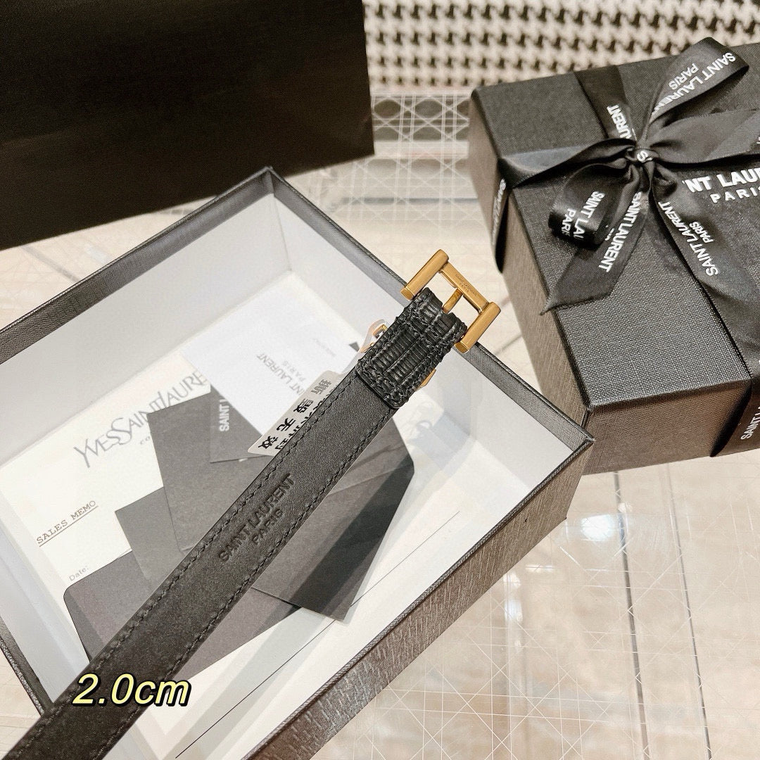 YSL Monogram (Width 3cm)