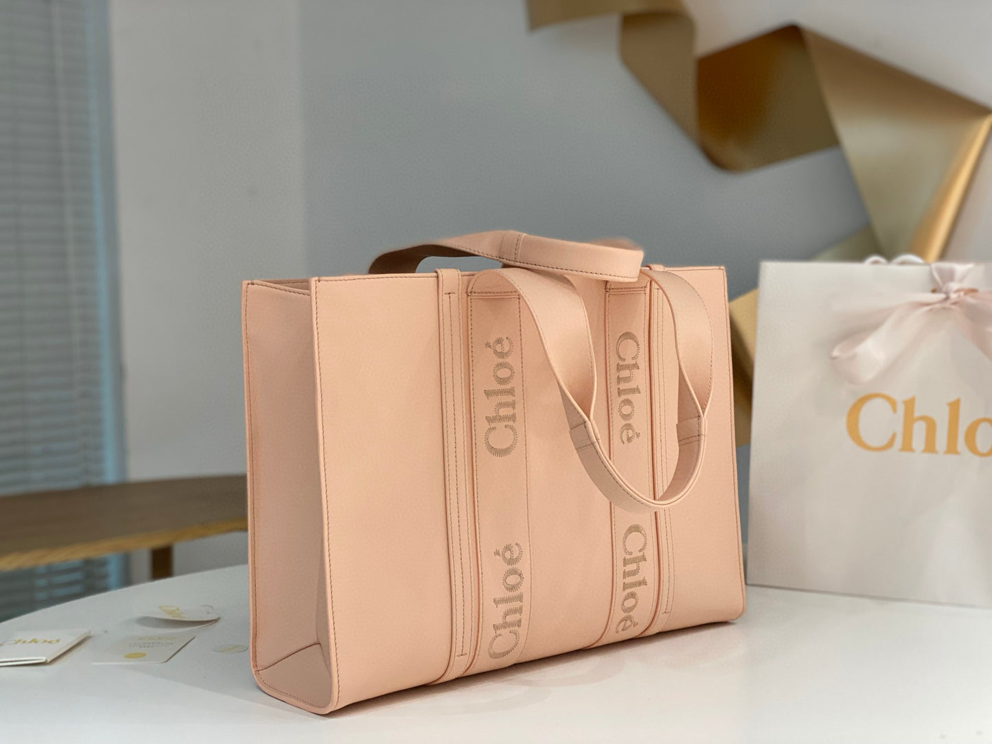 Chloe Woody Tote Bag
