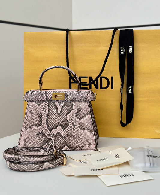 Fendi Peekaboo Bag (Python leather)