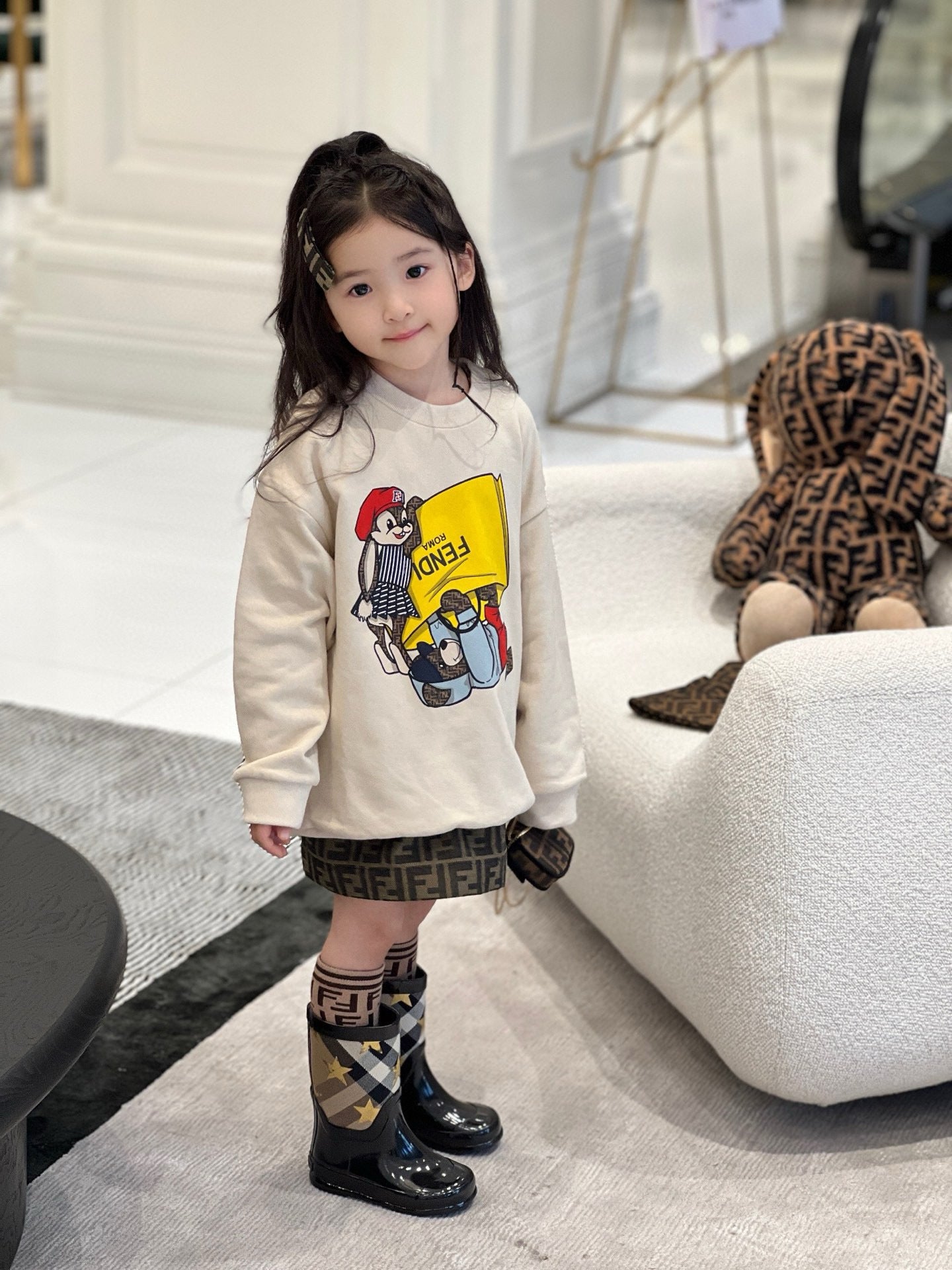 Fendi Sweater/Skirt Set