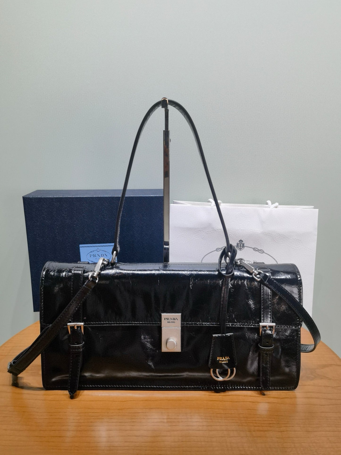 Prada Handbag 32x16.5x10cm