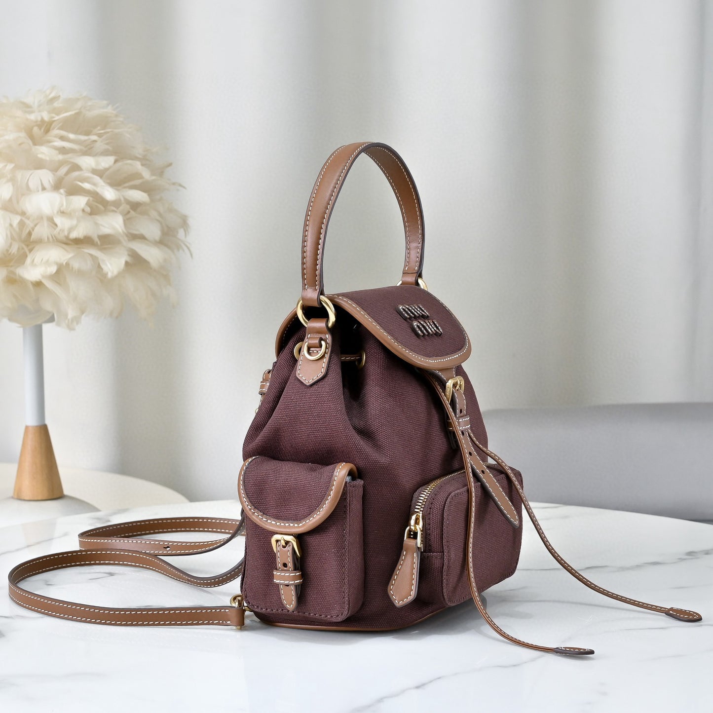 Miu Miu Backpack 22x18x11.5cm
