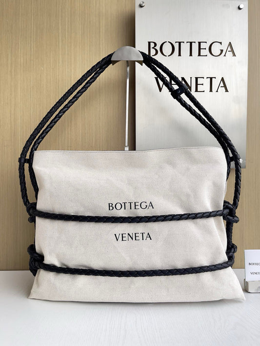 BV Quadronna Canvas Tote Bag 50x10x34cm