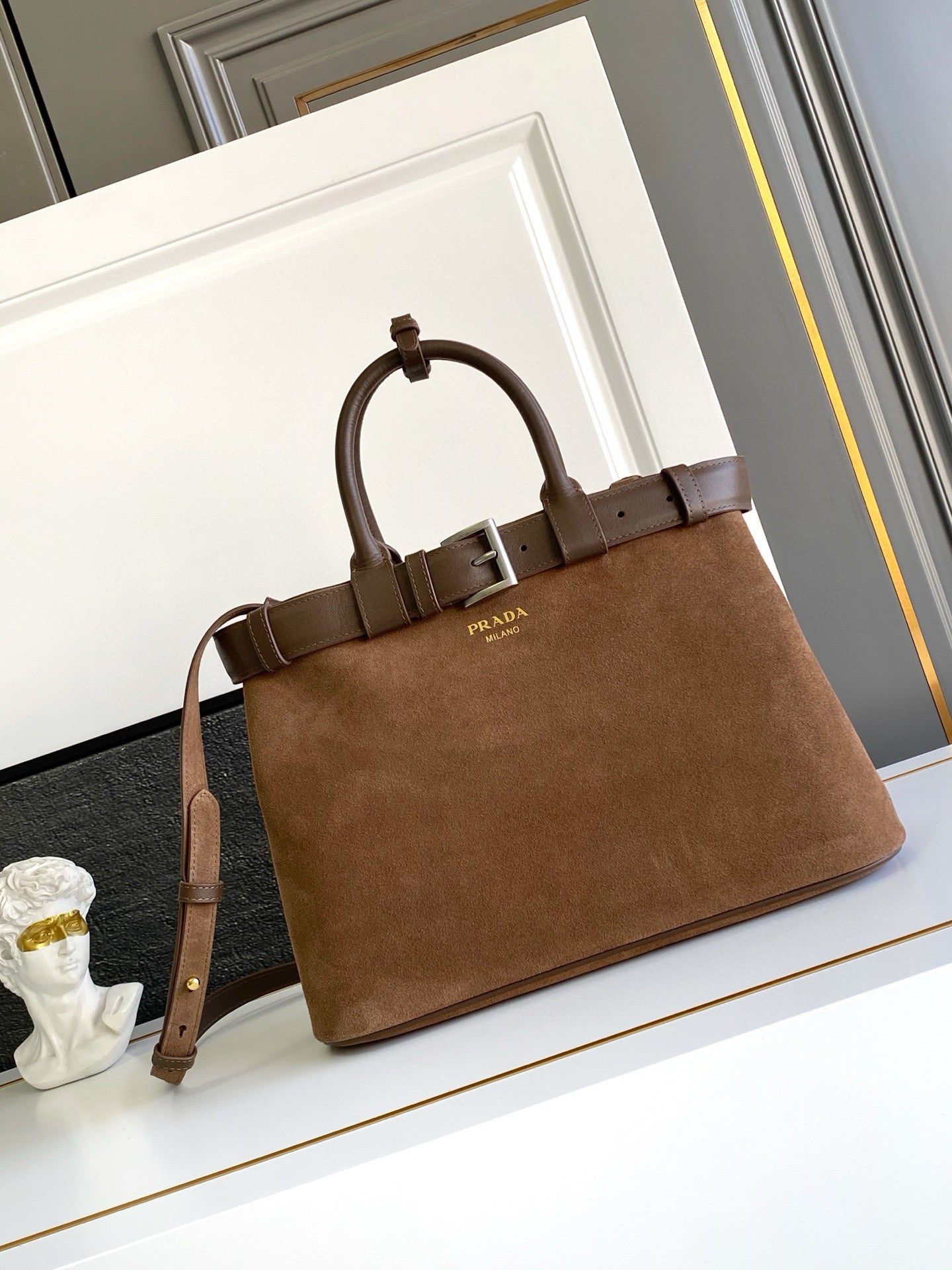 Prada Leather Tote Bag