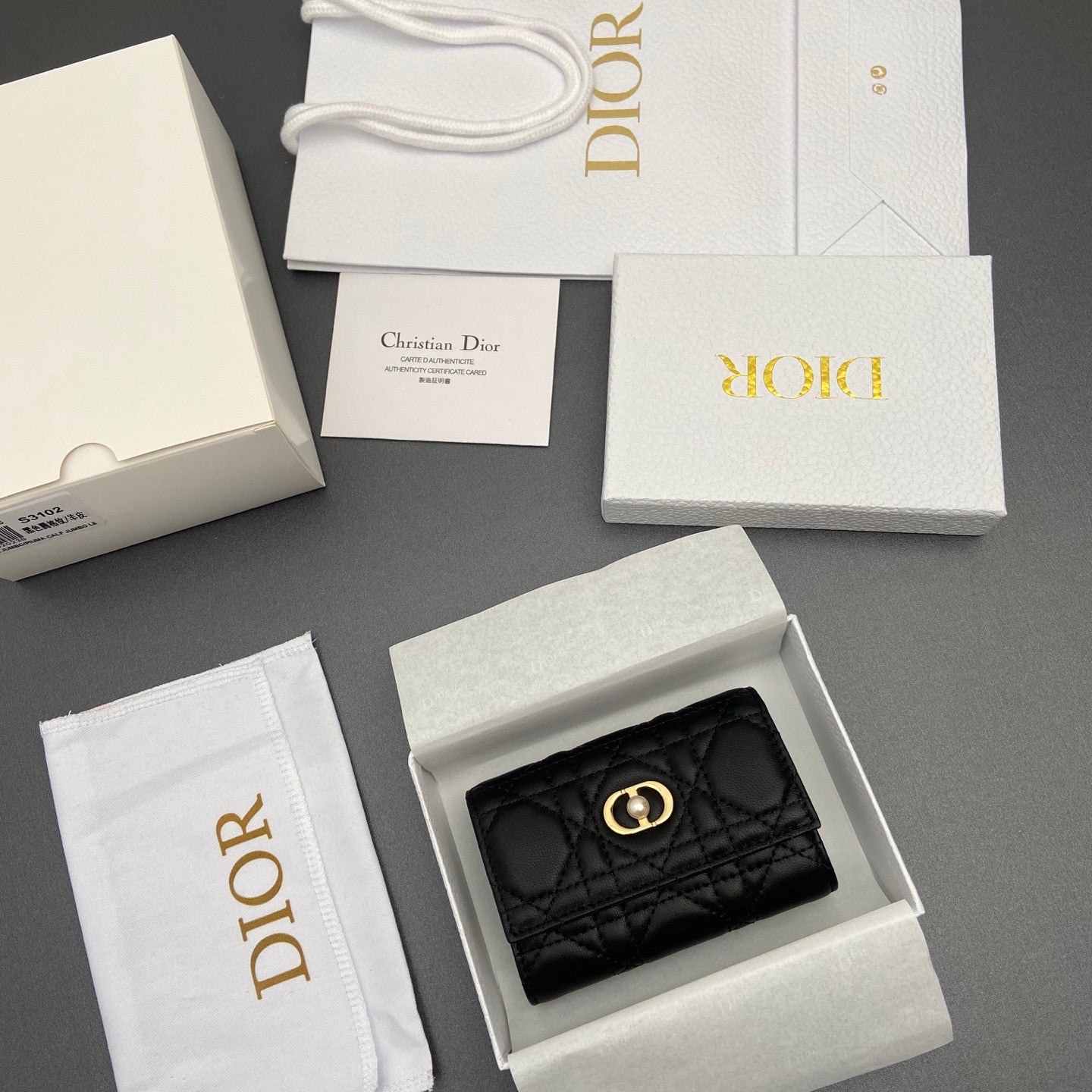 Dior Jolie Glycine Wallet