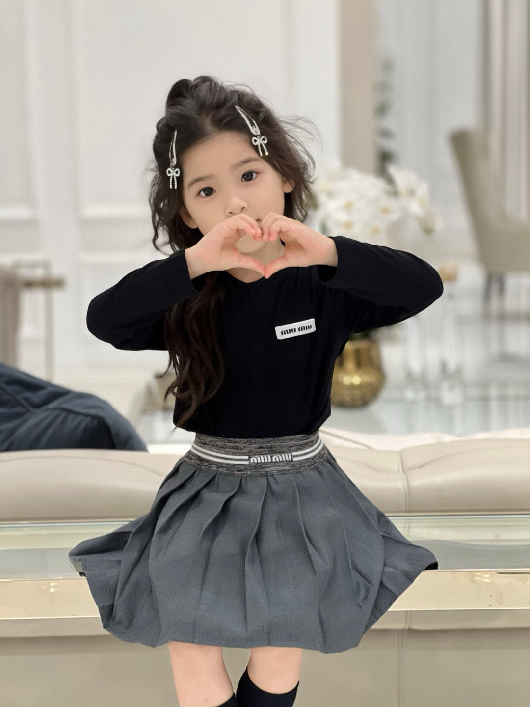 MiuMiu Sweater/Skirt Set