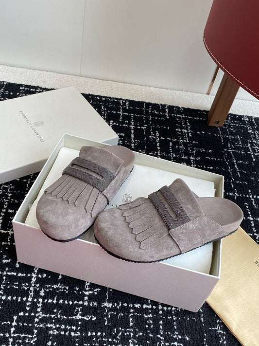 Brunello Cucinelli Sabot Loafers