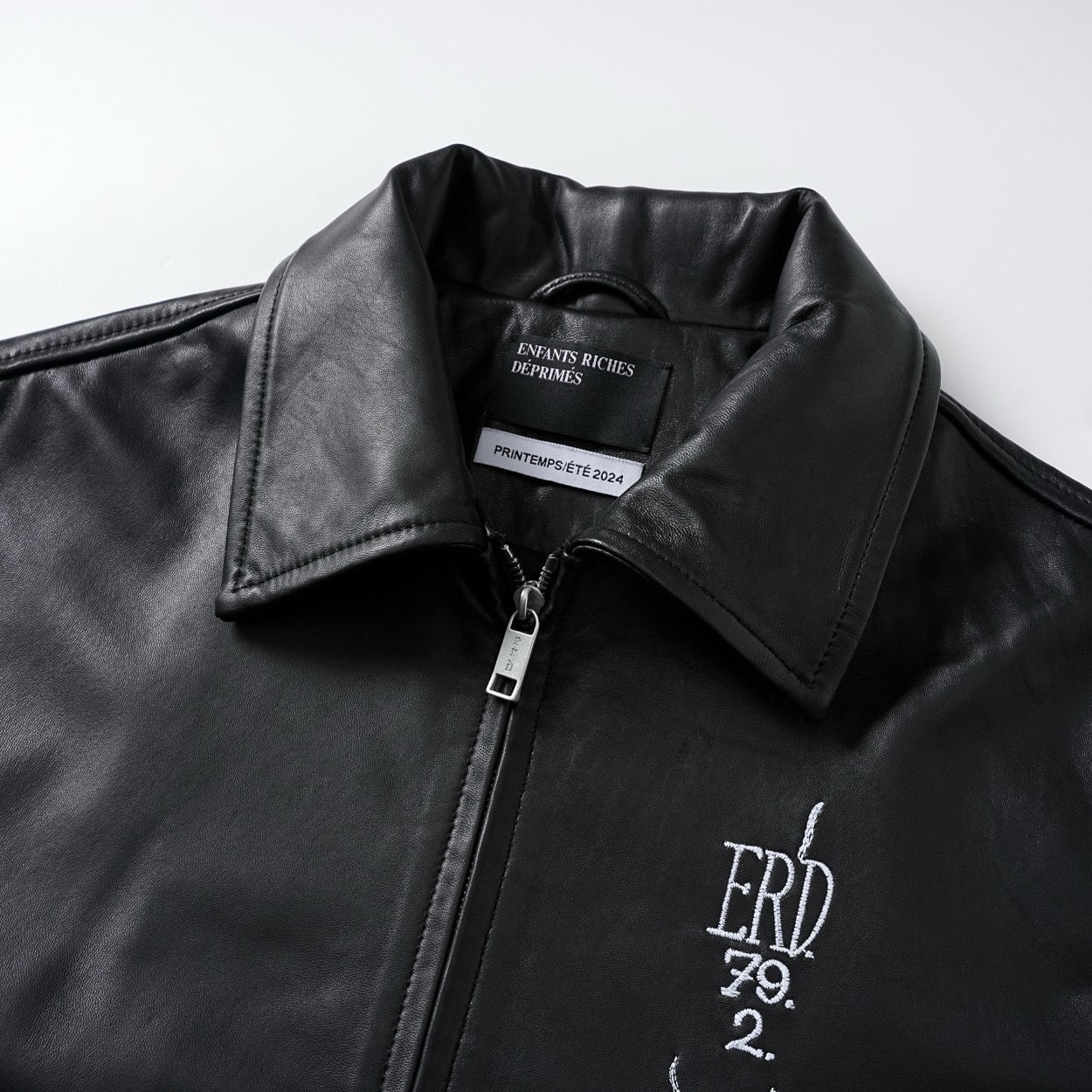 Enfants Riches Déprimés Zip-Up Leather Jacket