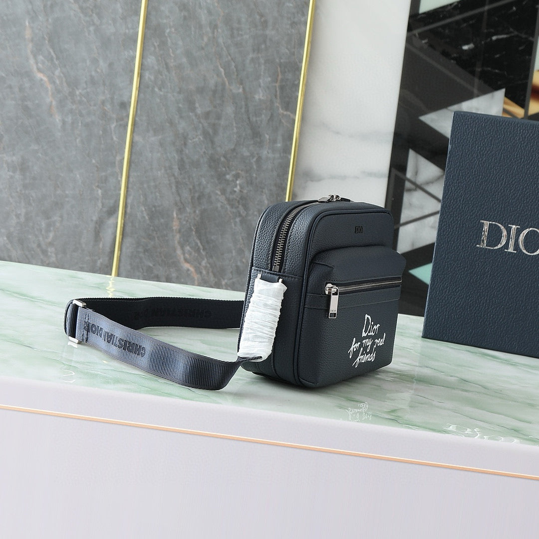 DIOR AND HYLTON NEL Rider 2.0 Zipped Messenger Bag