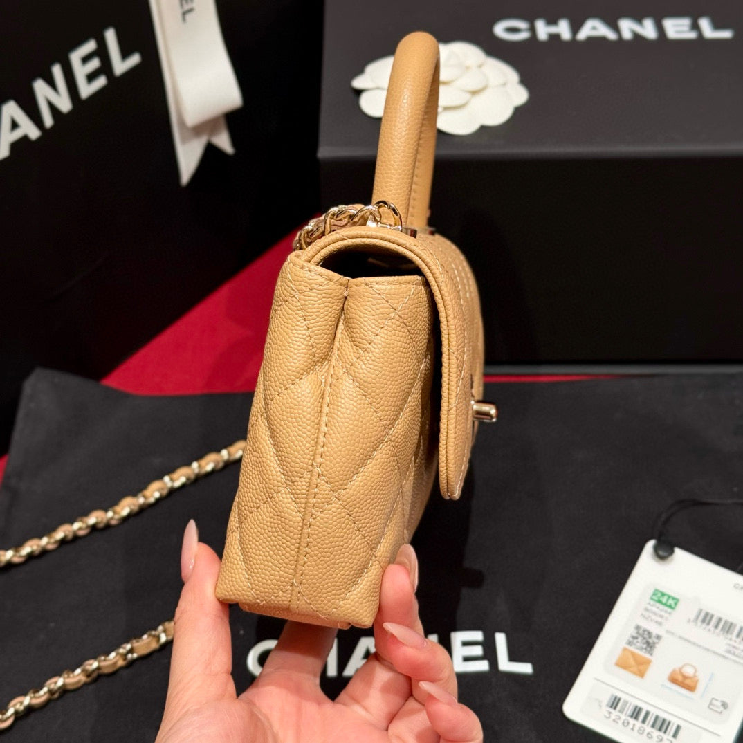 Chanel 24K Nano Coco Handle (11.5x14.5x5.5cm)