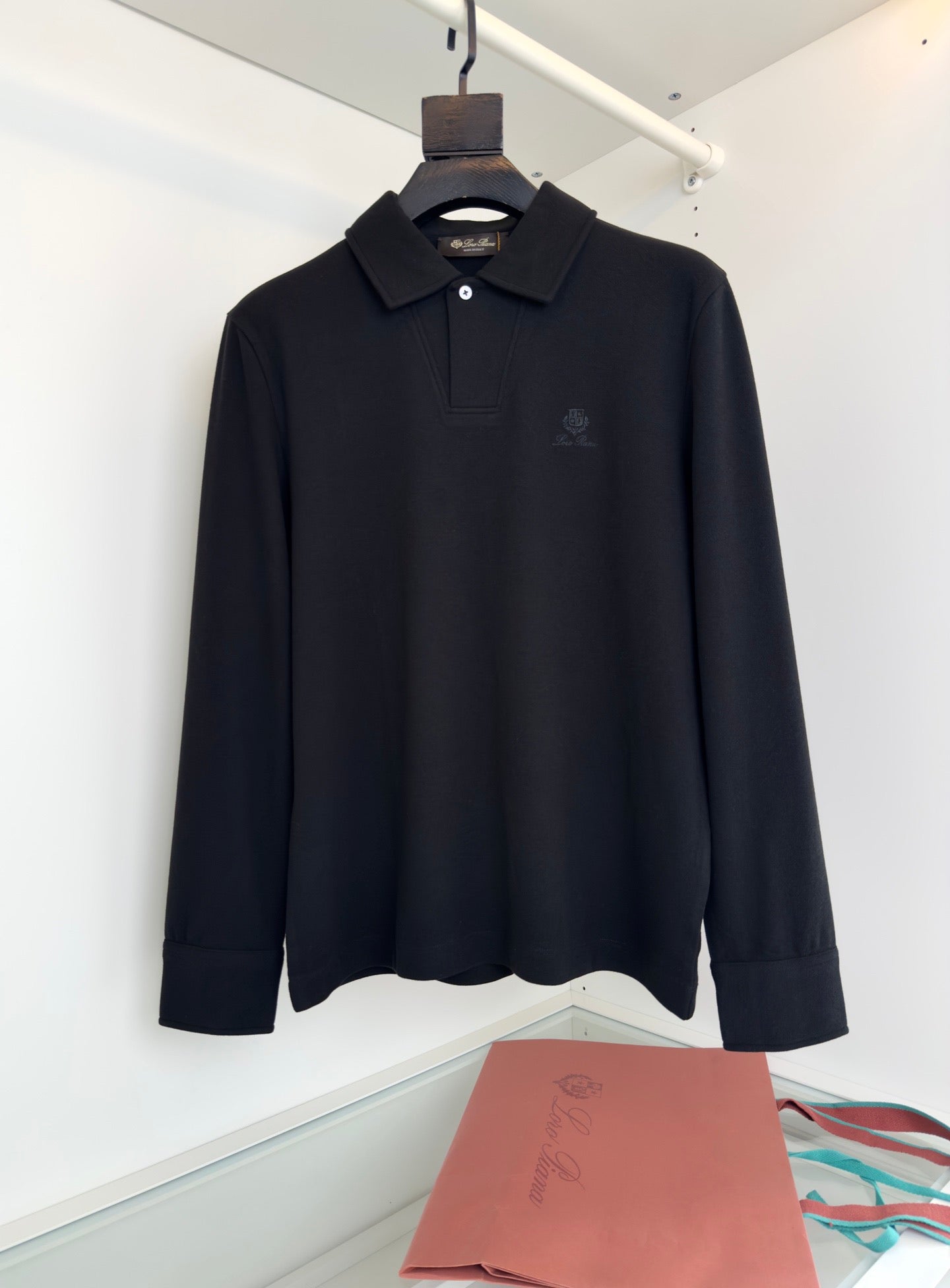 Loro Piana Long Sleeve Polo
