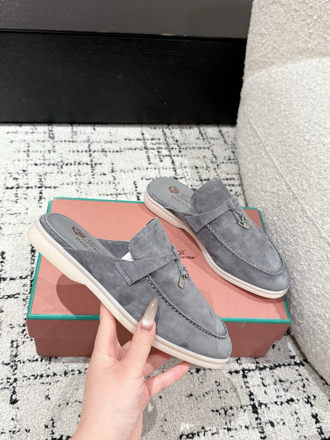 Loro Piana Sabot Loafers