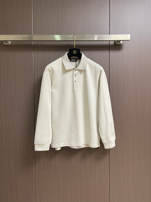 Zegna Long Sleeve Polo