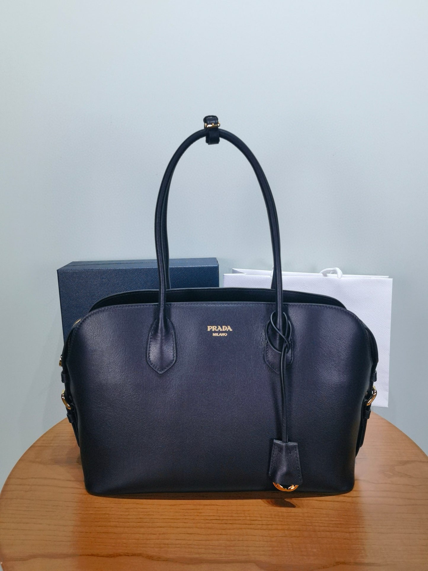 PD Large Leather Tote Bag