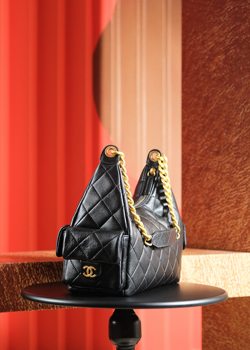 Chanel 25C Hobo Bag (27x35x18cm)