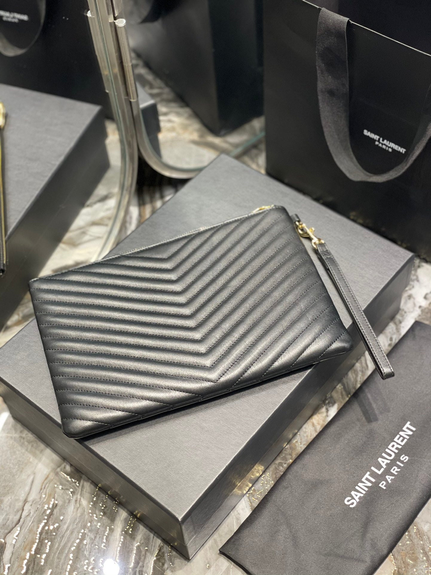 YSL Wallet 30×21.5×2cm