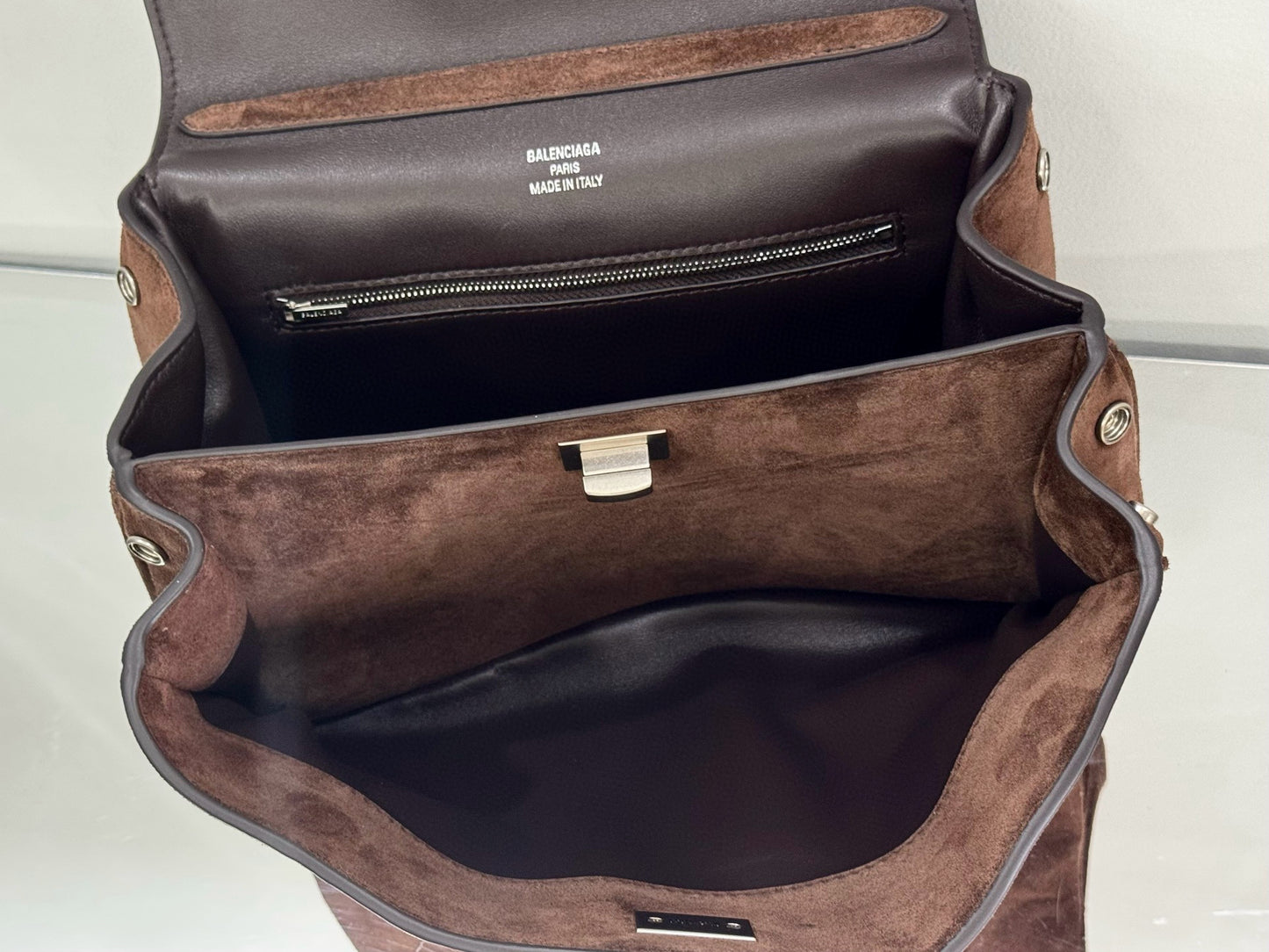 BLCG Rodeo Medium Suede Handbag 29x20x10cm