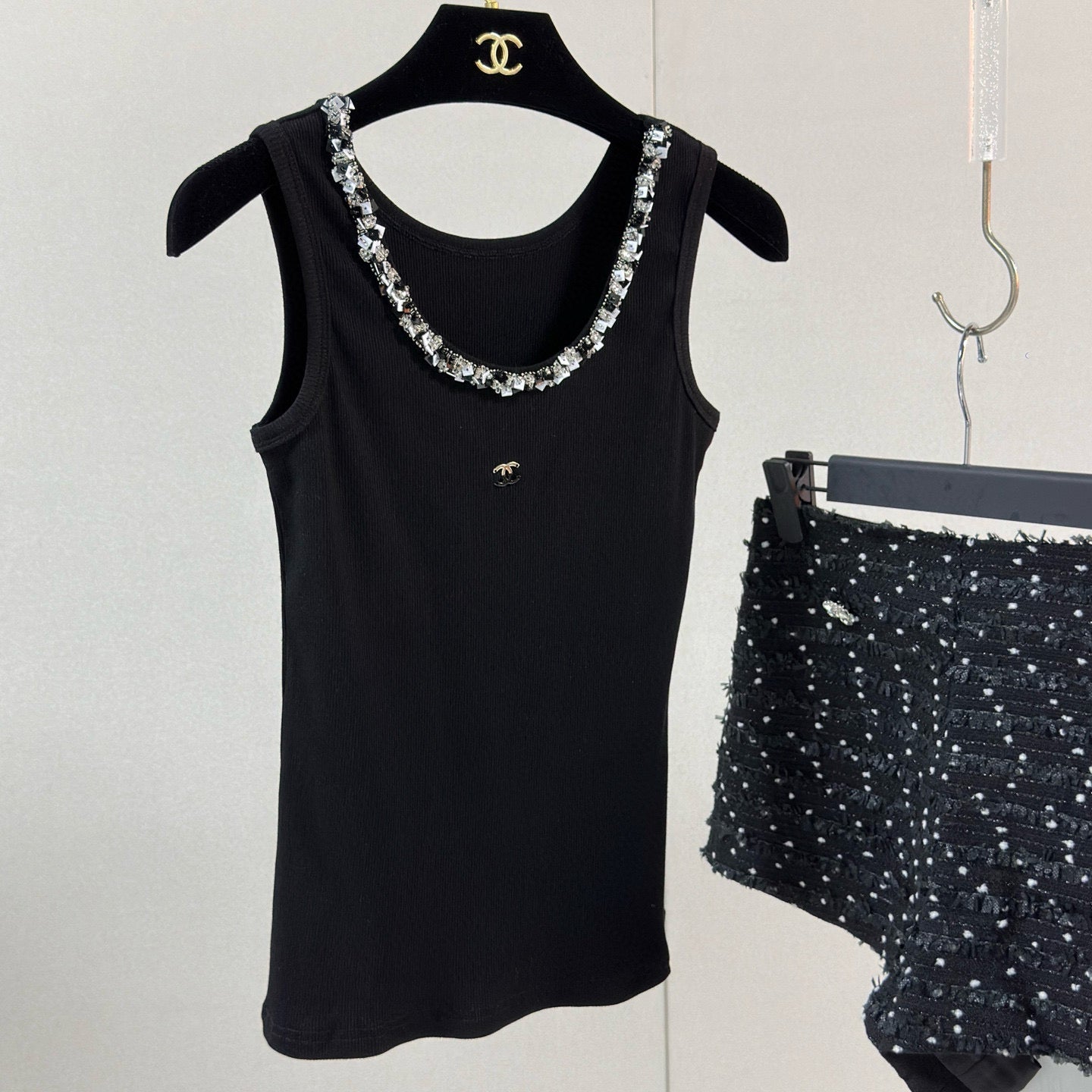 Chanel Tank & Shorts Set