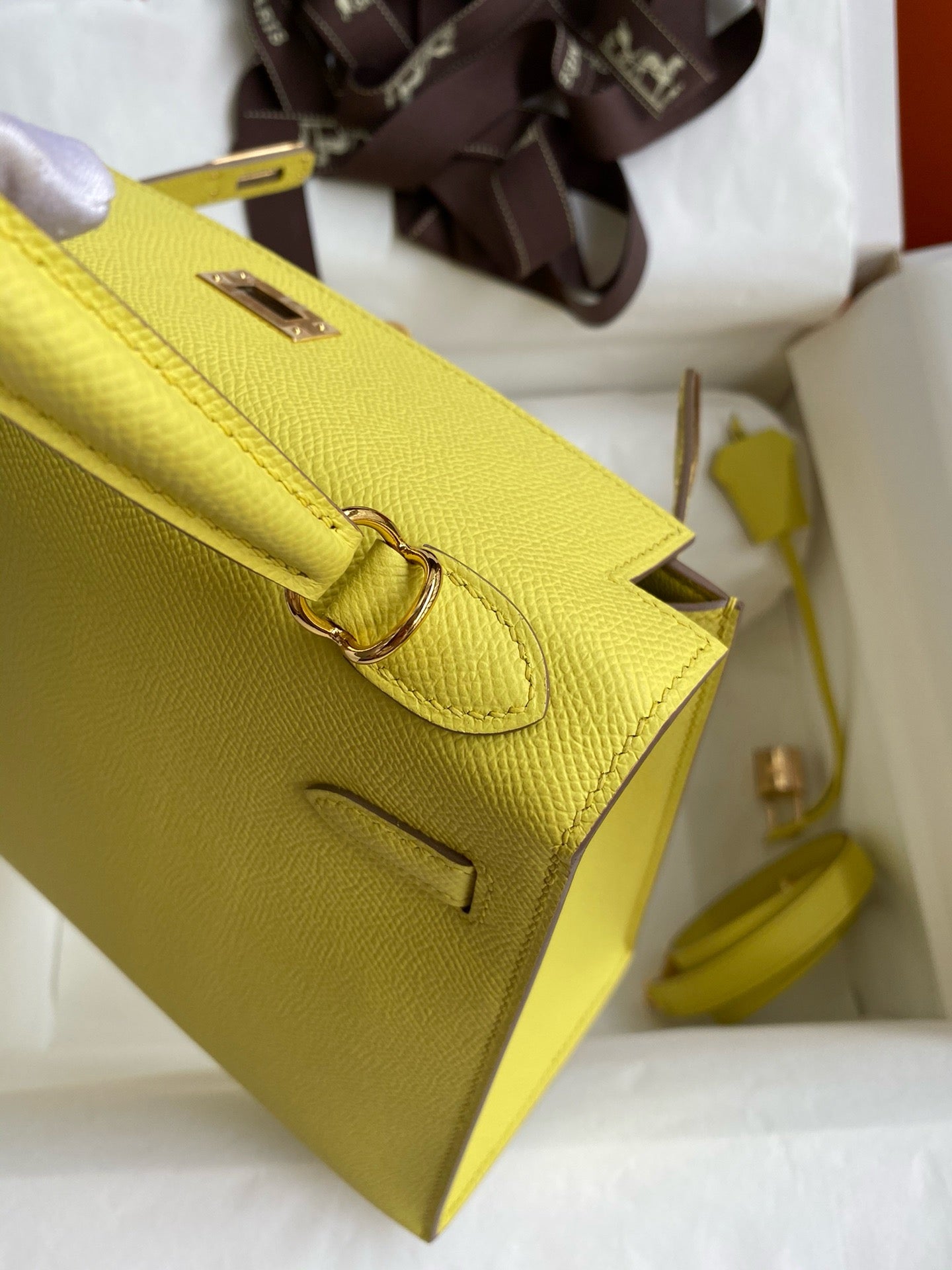 Hermes Kelly, 25 cm, 9R, Epsom