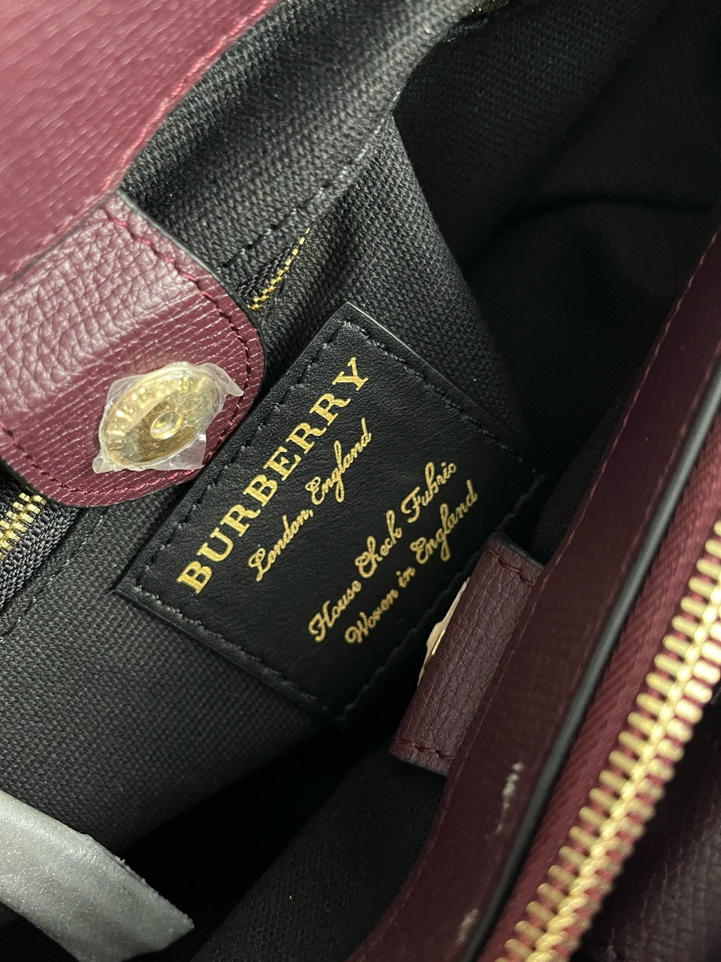 Burberry Banner Top Handle Bag