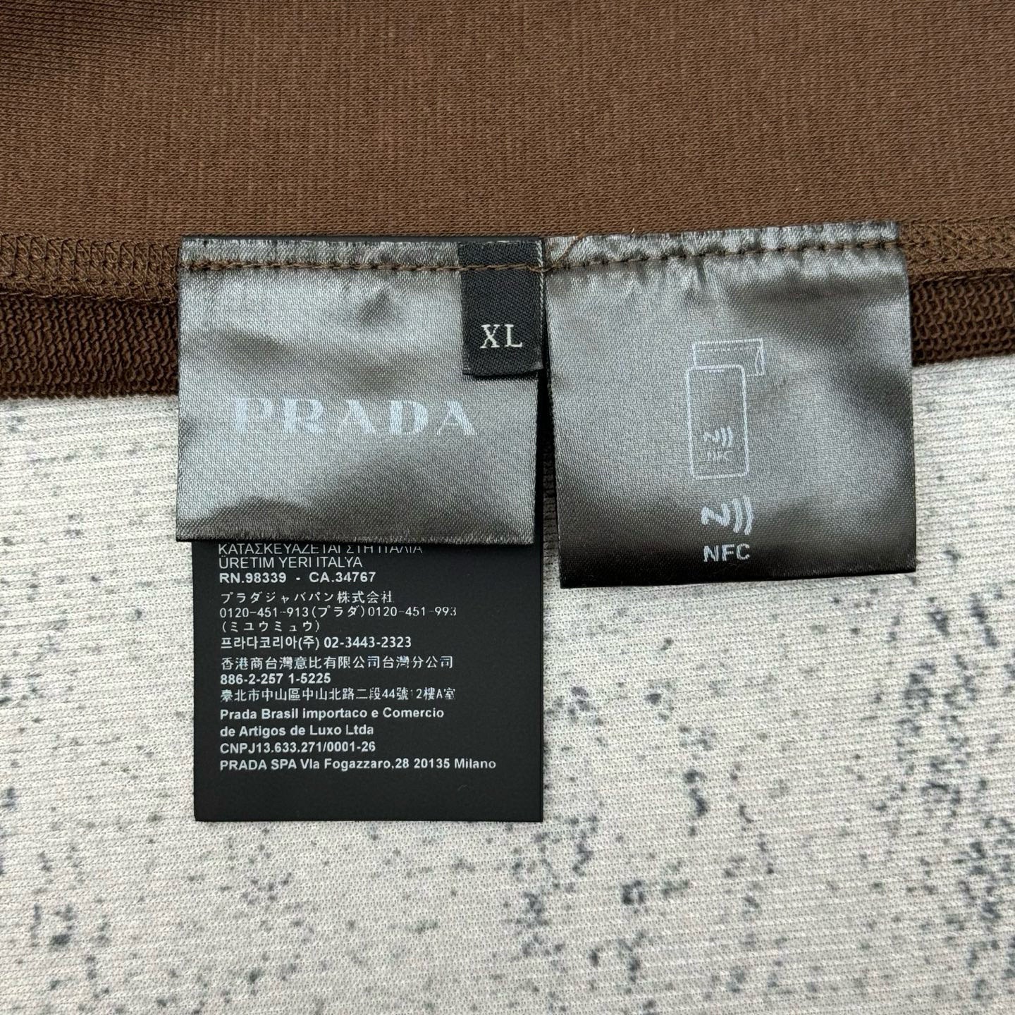 Prada Long Sleeve Polo