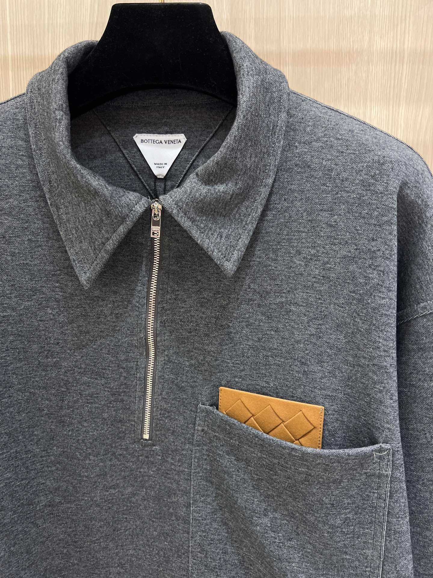 Bottega Veneta Long Sleeve Polo