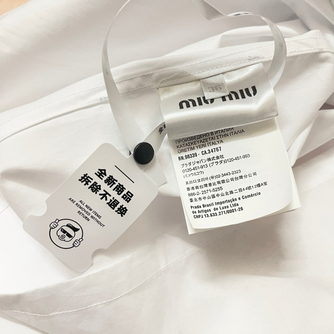 Miu Miu Long Sleeve Shirt