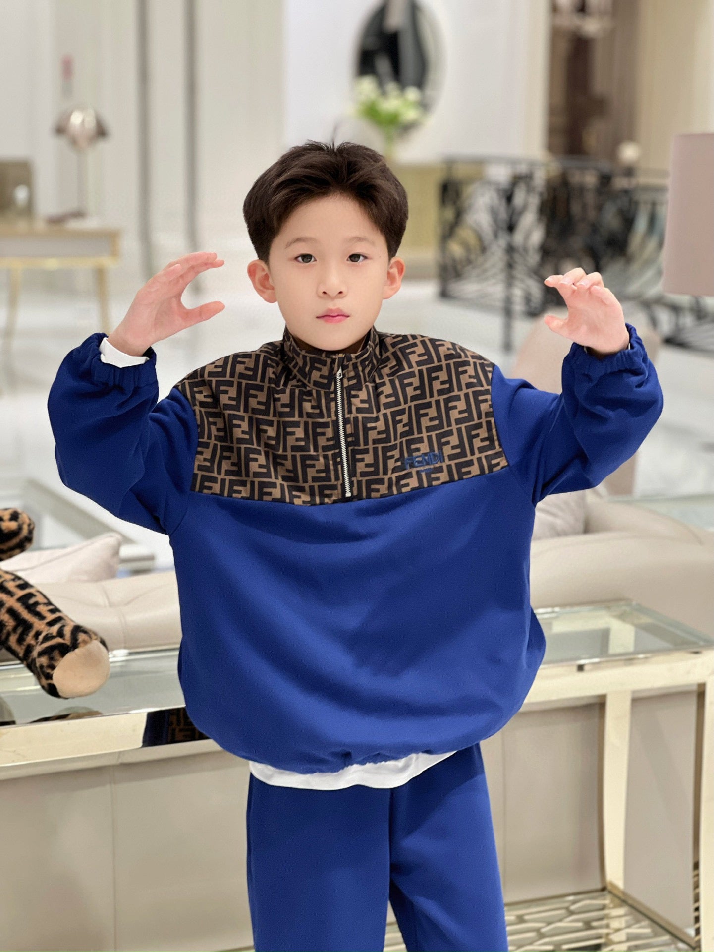 Fendi Jacket/Long Pant Set