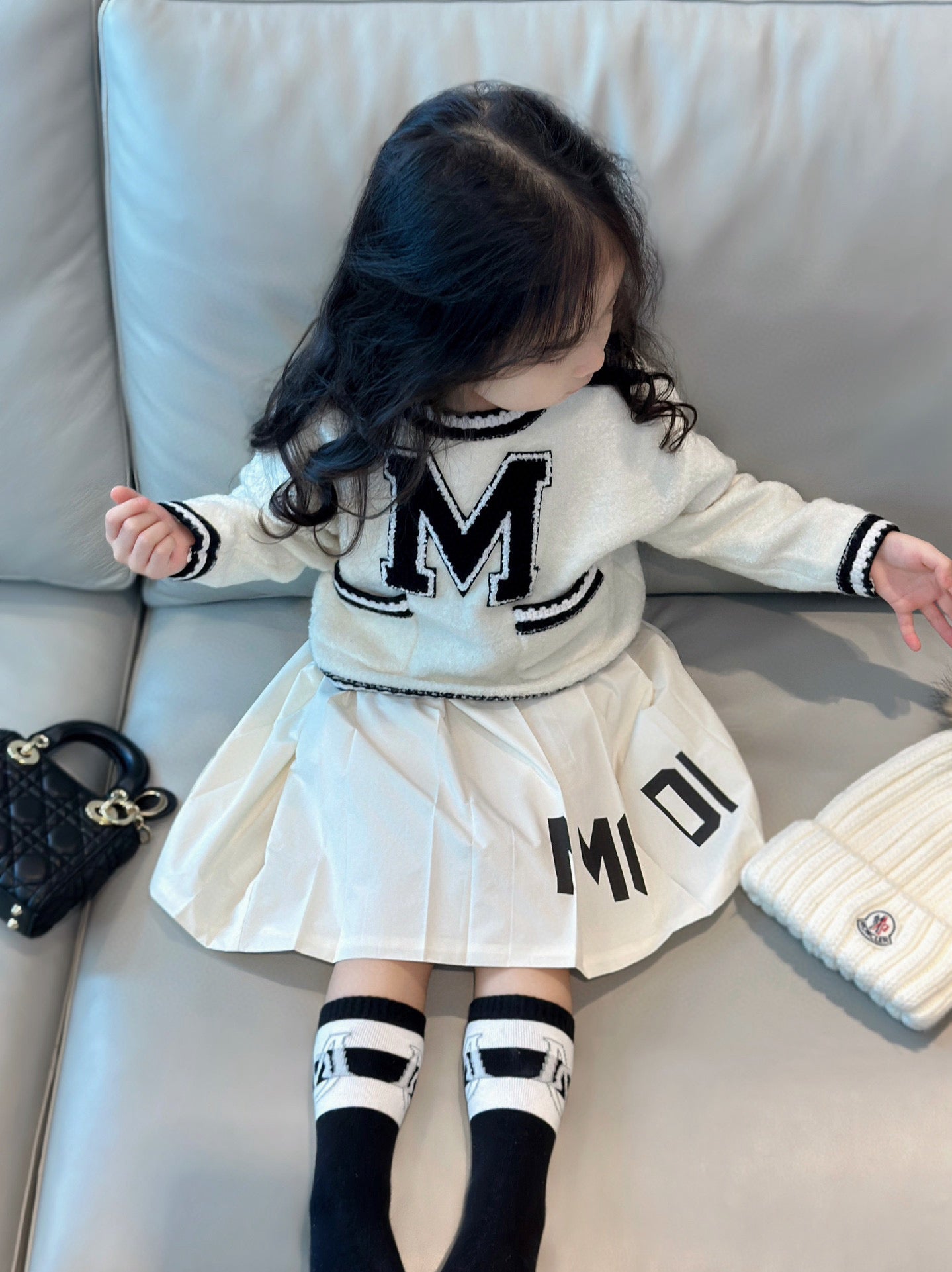 Moncler Sweater/Skirt Set