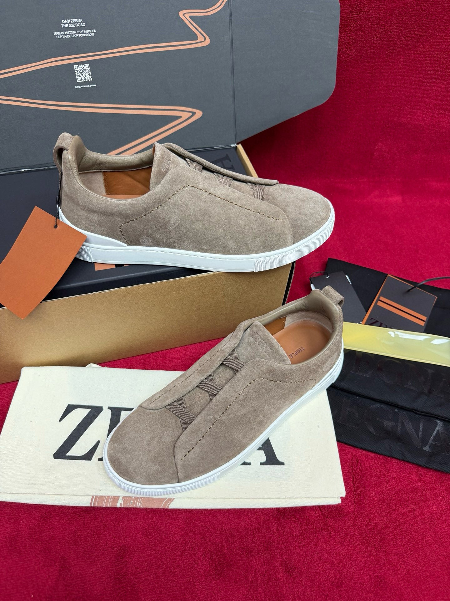 Zegna Suede Sneakers