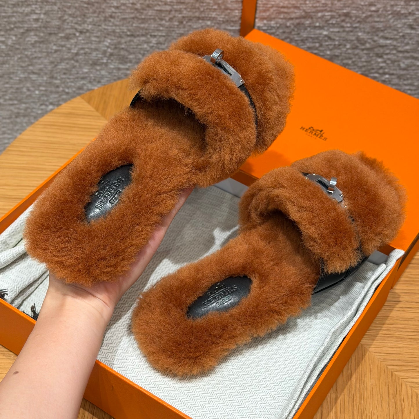 Hermes Slippers