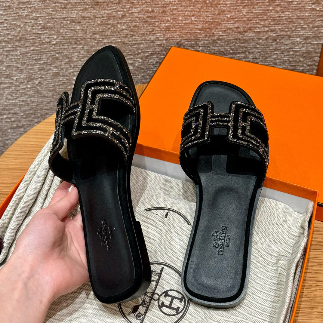 Hermes Slippers