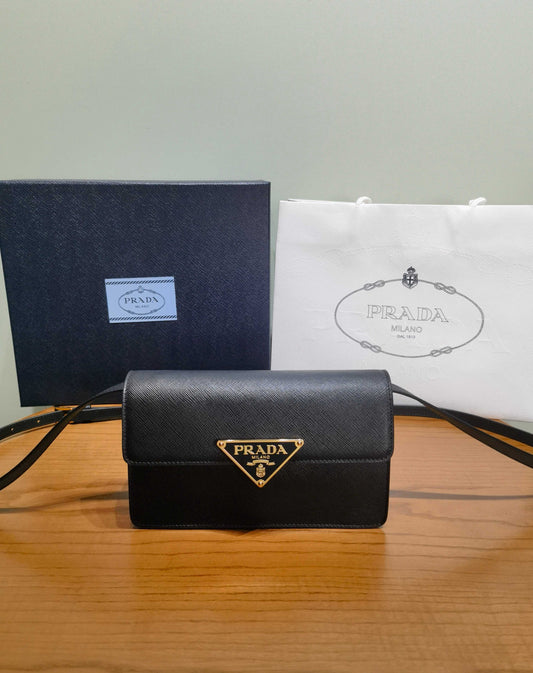 Prada Saffiano Cross Body Bag
