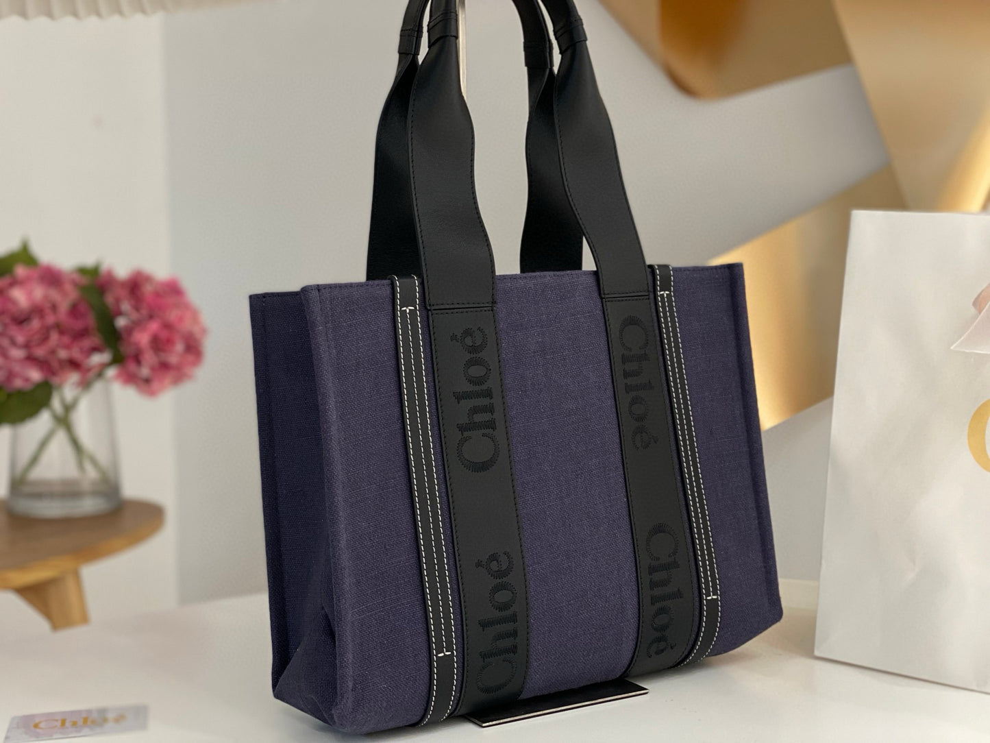 Chloe Woody Tote Bag
