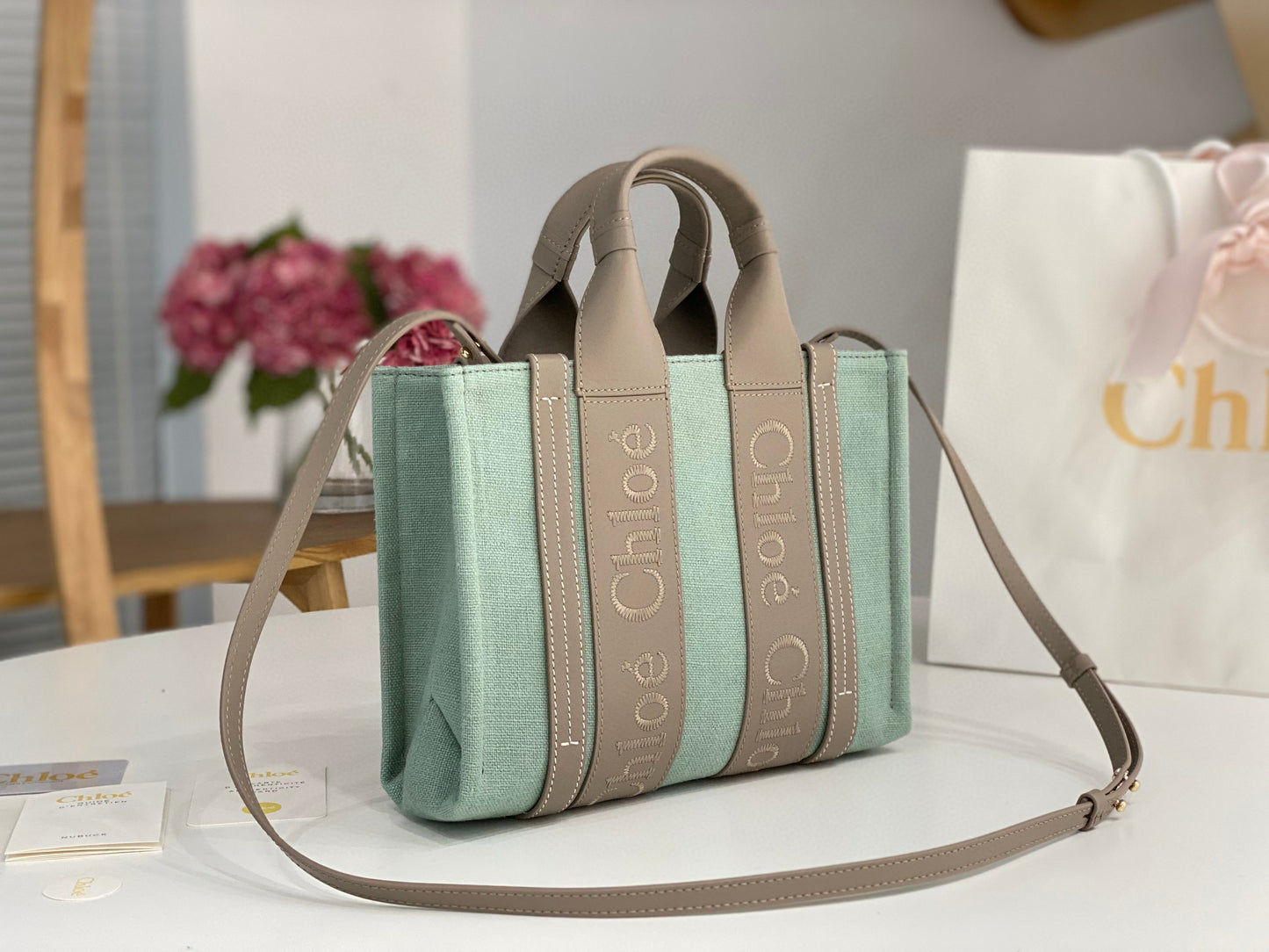 Chloe Woody Tote Bag