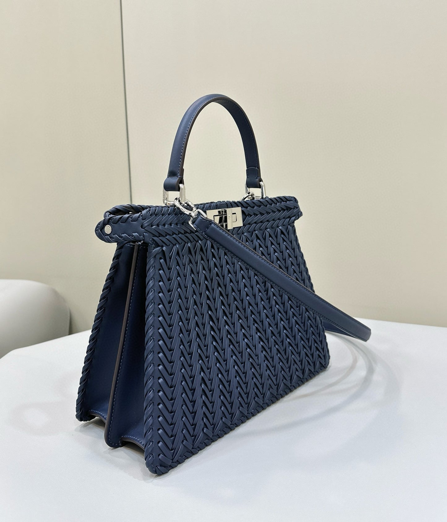 Fendi Vitello King Petite Peekaboo Bag