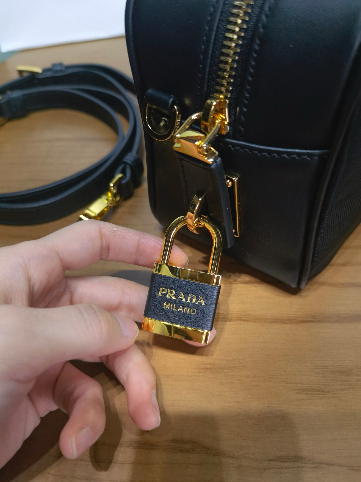 Prada Lock Handle Bag
