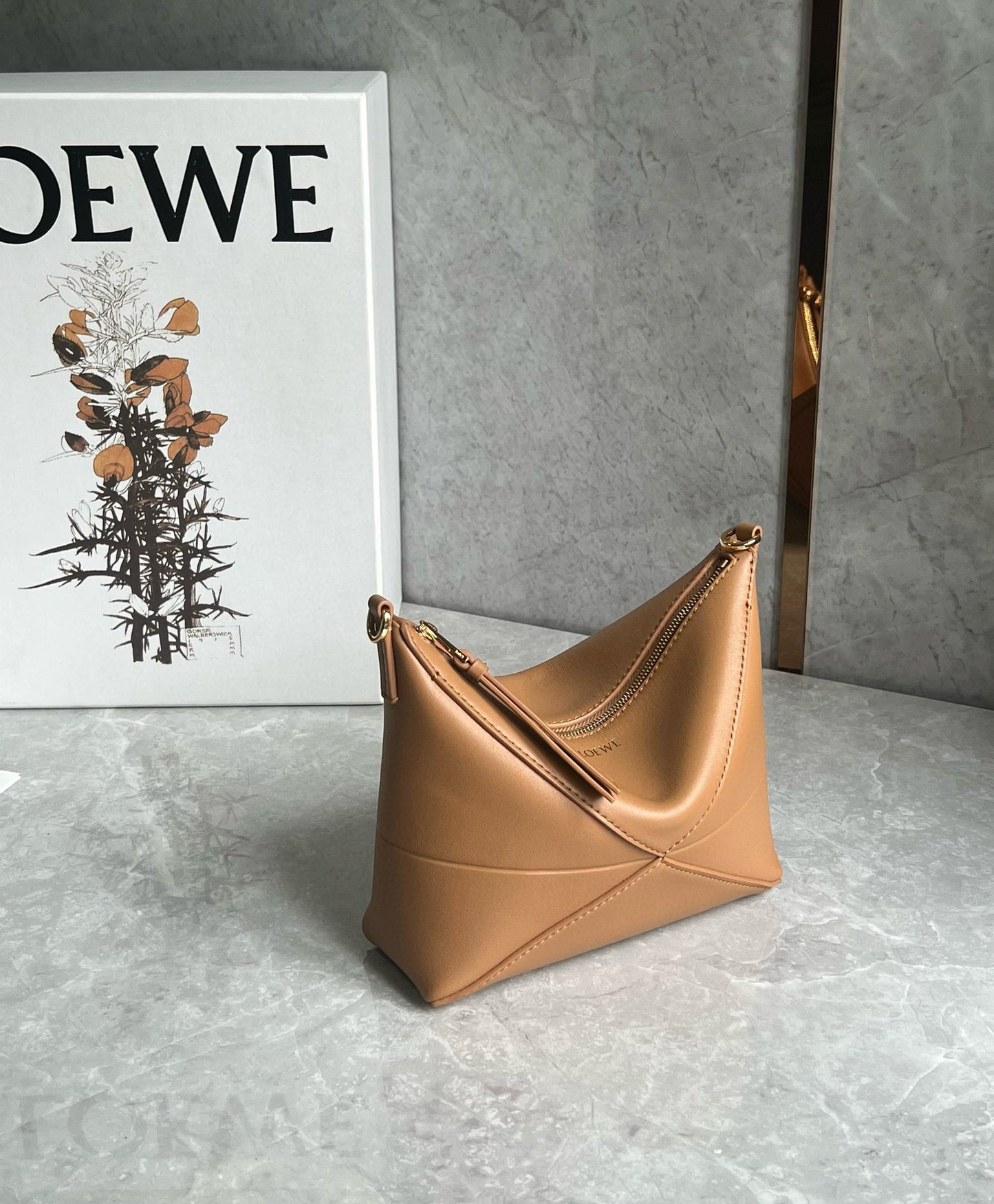 Loewe Puzzle Fold Pouch Mahjong Bag(23x6.5x15.5cm)