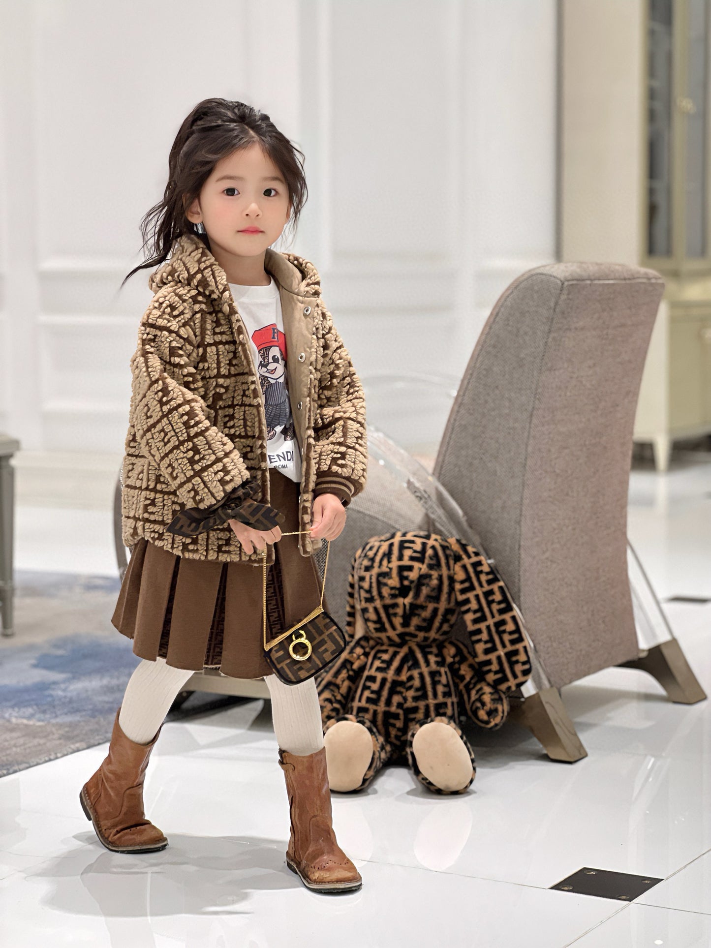 Fendi Jacket/Skirt Set