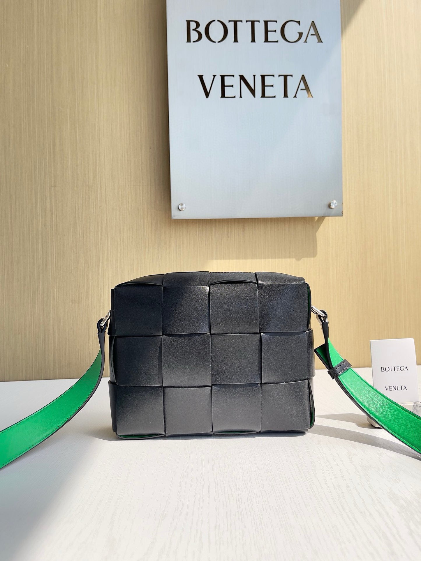 BV Intrecciato Cassette Camera Bag