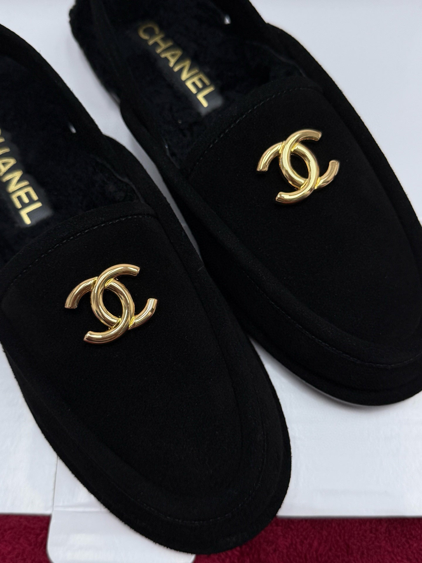 Chanel Suede Loafers