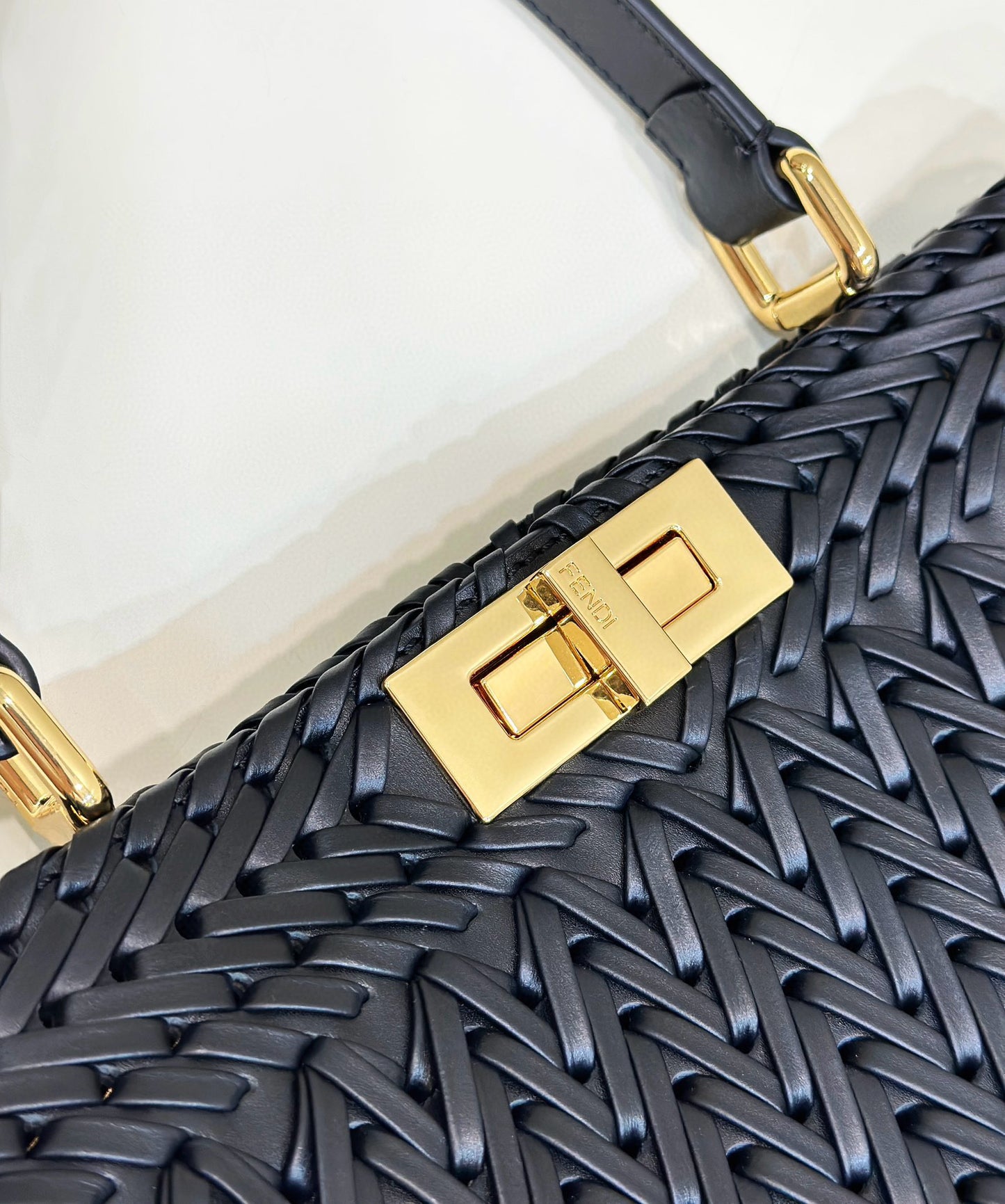 Fendi Vitello King Petite Peekaboo Bag