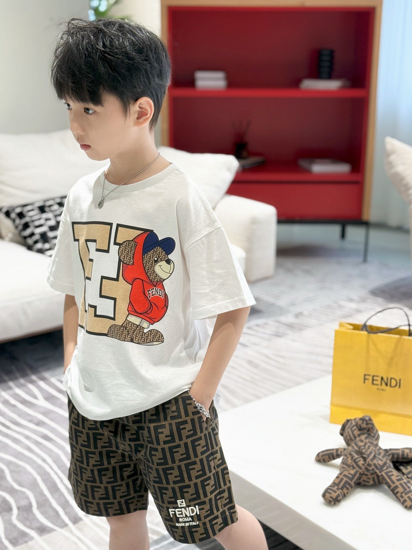 Fendi T-Shirt/Pant Set