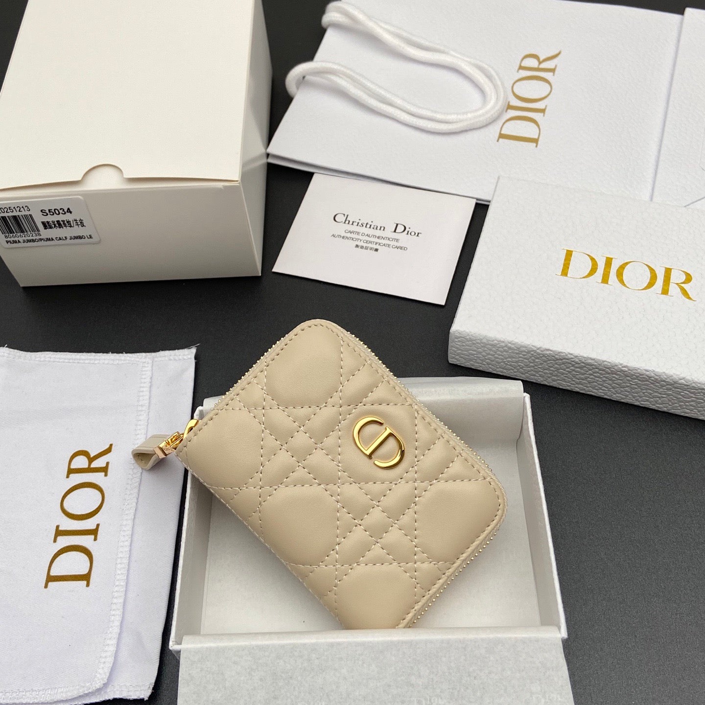 Dior Jolie Glycine Wallet