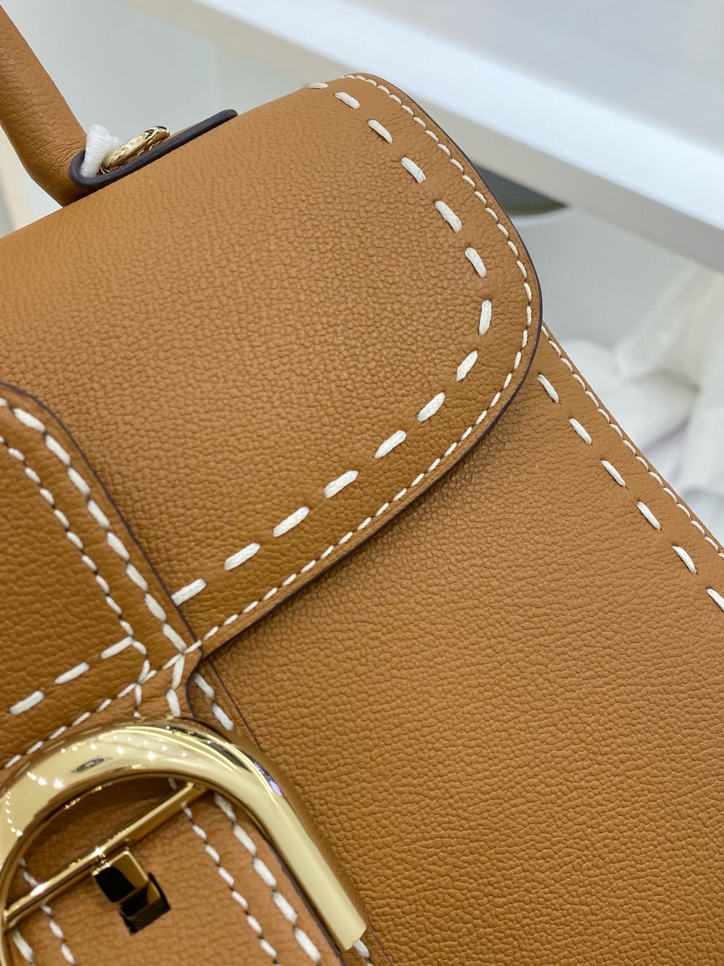 Delvaux Brillant MM Surpique Handbag