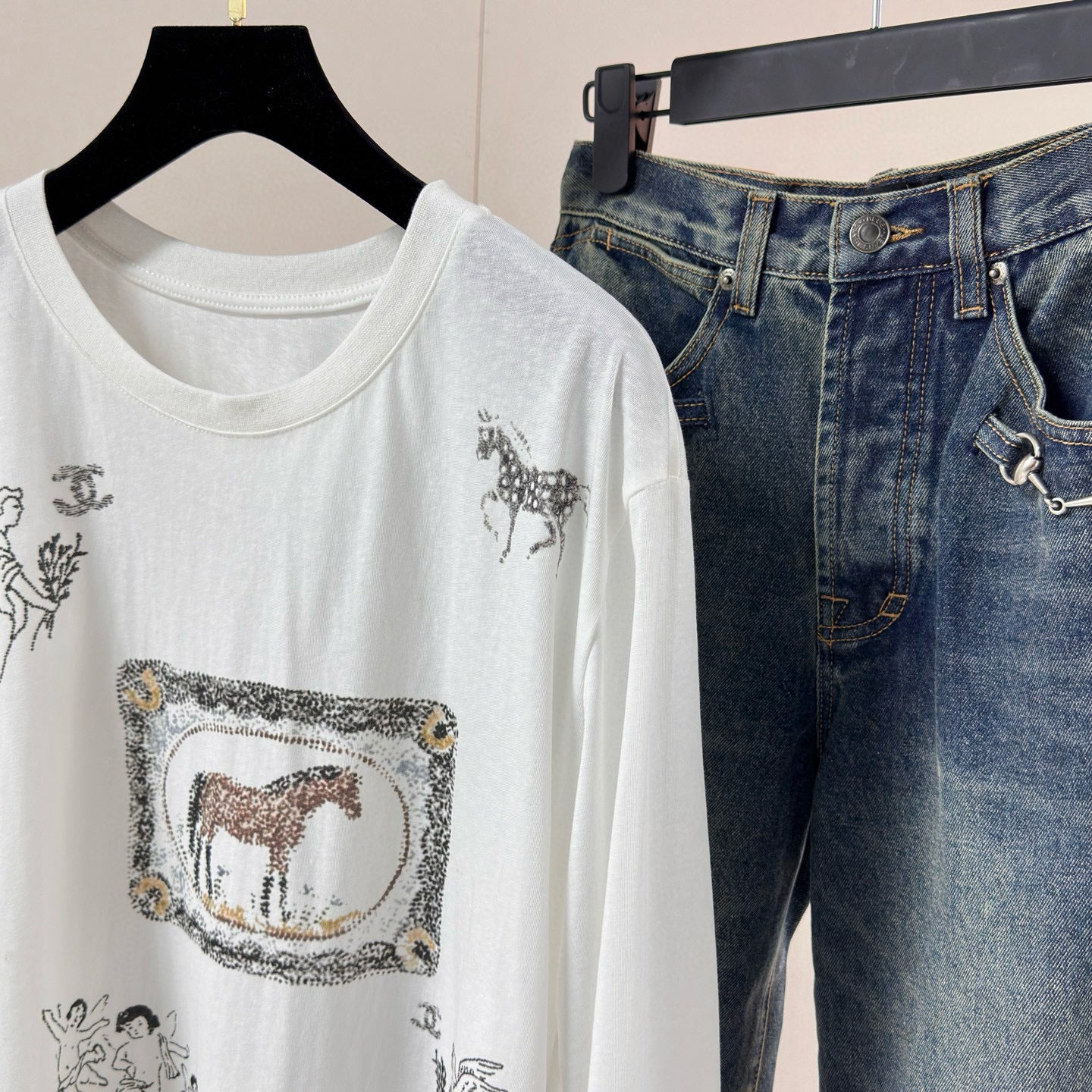 Chanel Long Sleeve Top Set