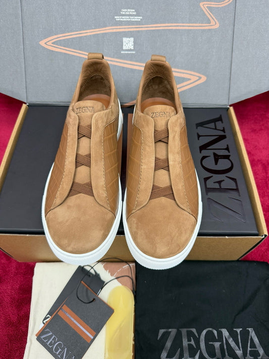 Zegna Alligator Sneakers