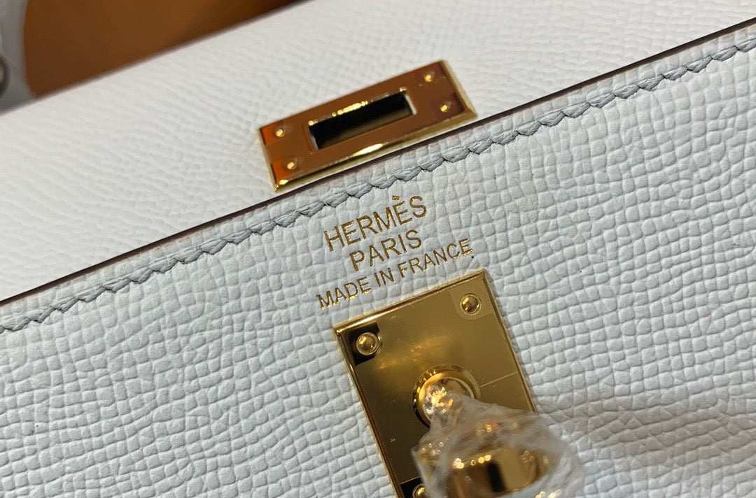 Hermes Kelly 25cm, 08, Epsom