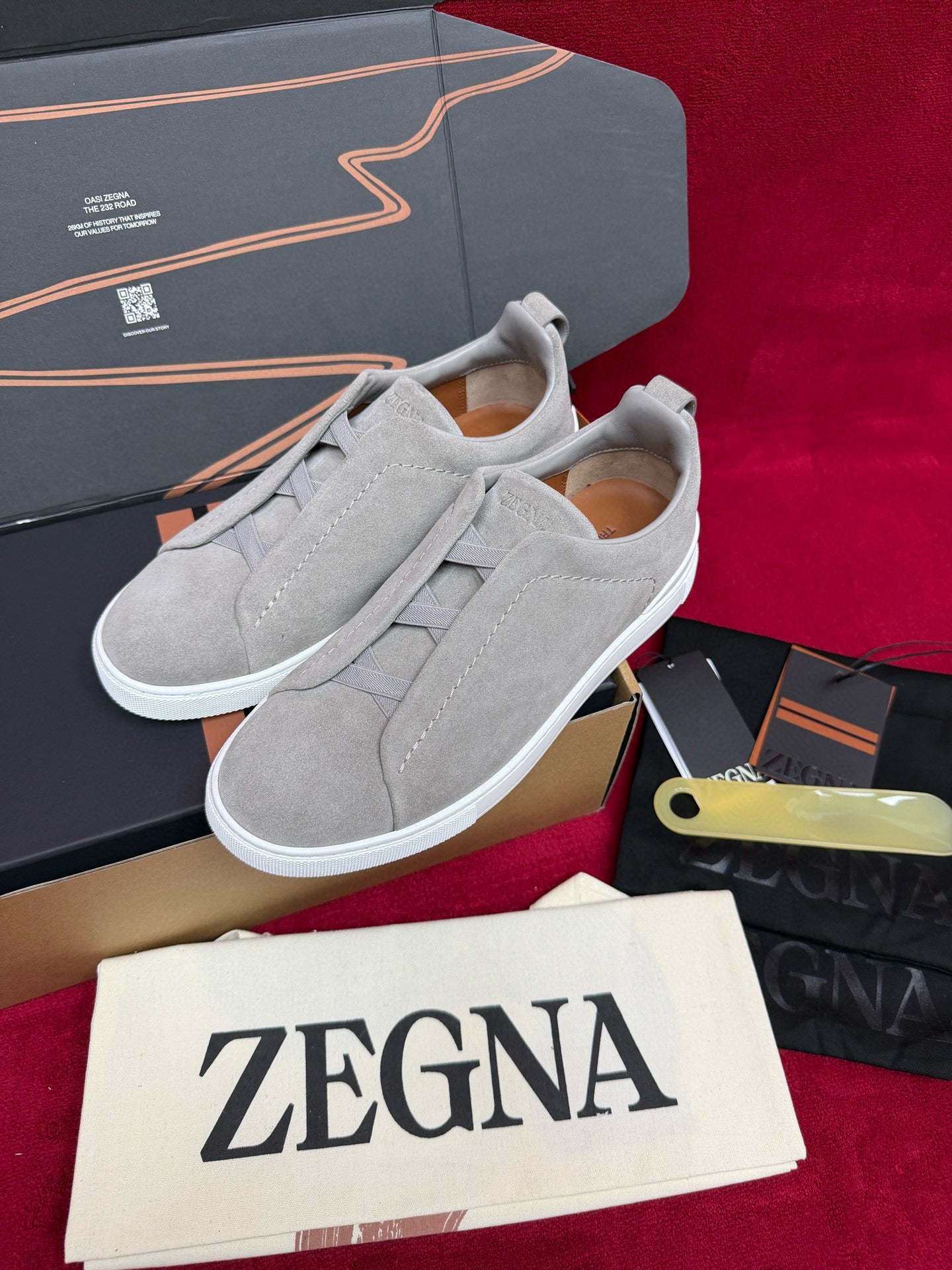 Zegna Suede Sneakers